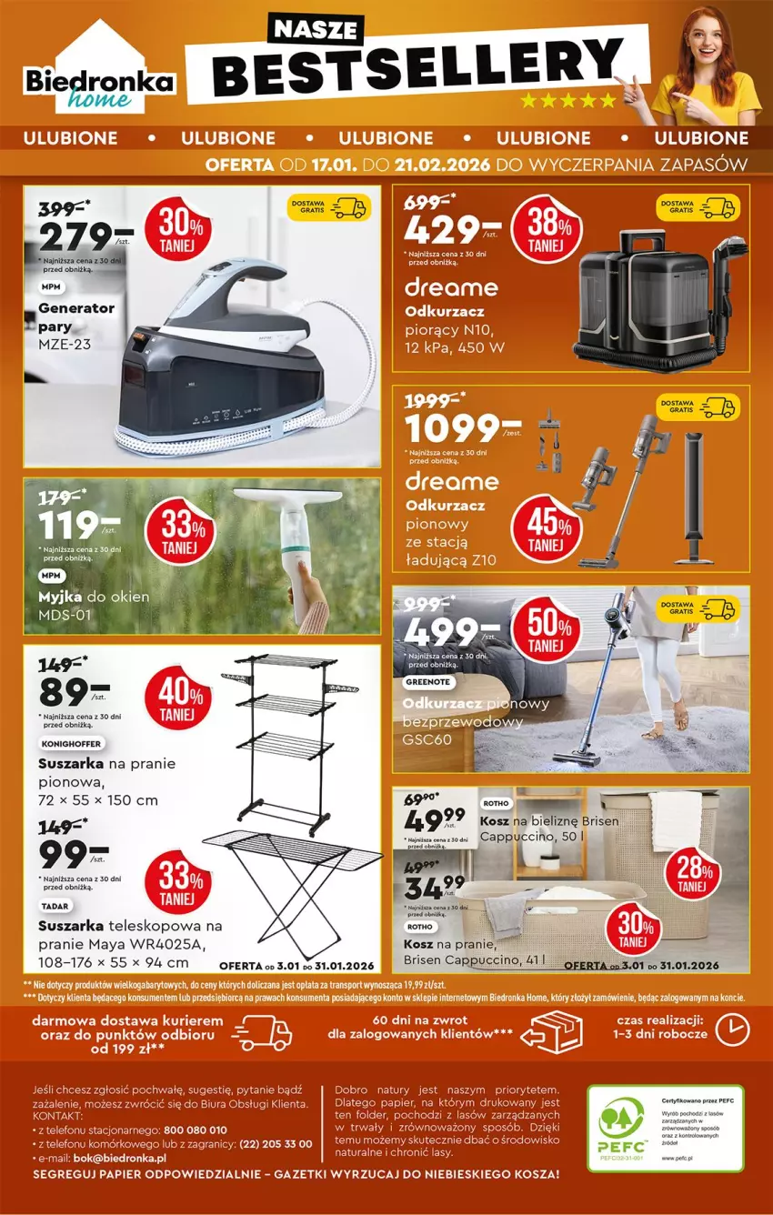 Gazetka promocyjna Biedronka - Home - ważna 17.01 do 24.01.2026 - strona 6 - produkty: Gra, Kiwi, Myjka do okien, Suszarka, Suszarka na pranie