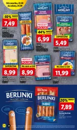 Gazetka promocyjna Lidl - GAZETKA - Gazetka - ważna od 24.09 do 24.09.2022 - strona 22 - produkty: Kurczak, Warzywa, Por, Parówki, Szynka, Morliny, Kiełbasa, Berlinki