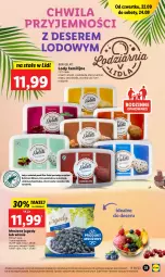 Gazetka promocyjna Lidl - GAZETKA - Gazetka - ważna od 24.09 do 24.09.2022 - strona 31 - produkty: Ser, Rum, Jagody, Lody, Czekolada, Rodzynki, Deser, Kakao, Mięta, Fa