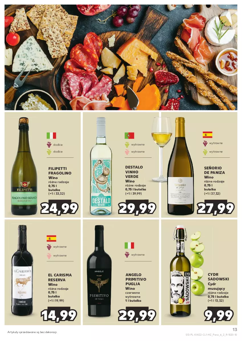 Gazetka promocyjna Kaufland - Barek Kauflandu - ważna 29.05 do 12.06.2024 - strona 13 - produkty: Mus, Ser, Wino, Wino czerwone