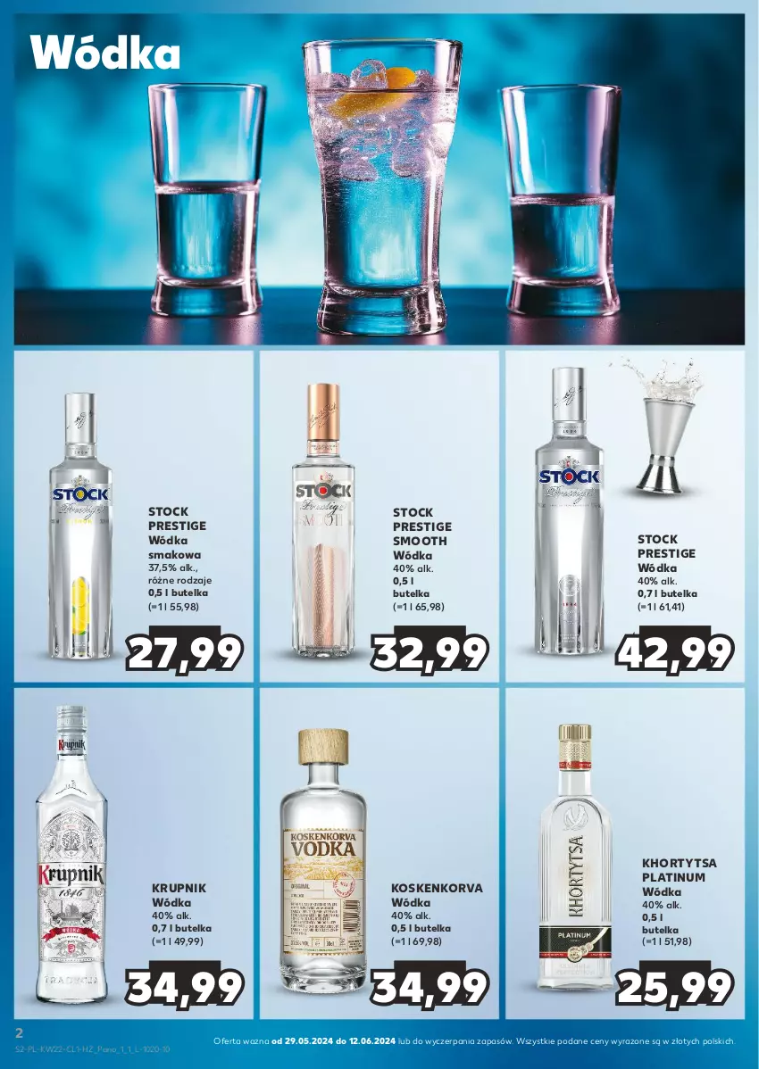 Gazetka promocyjna Kaufland - Barek Kauflandu - ważna 29.05 do 12.06.2024 - strona 2 - produkty: Krupnik, Stock, Wódka