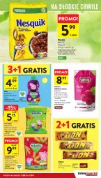 Gazetka promocyjna Intermarche - Gazetka - ważna od 07.08 do 07.08.2024 - strona 25 - produkty: Mus, Gra, Borówka, Nesquik, BoboVita, Chrupki, Lion, Baton, Owoce, Nestlé