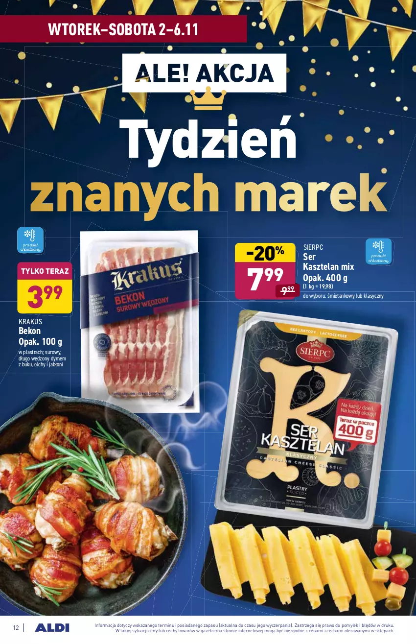 Gazetka promocyjna Aldi - ważna 02.11 do 06.11.2021 - strona 13 - produkty: Beko, Kasztelan, Krakus, Ser, Ser Kasztelan, Tera