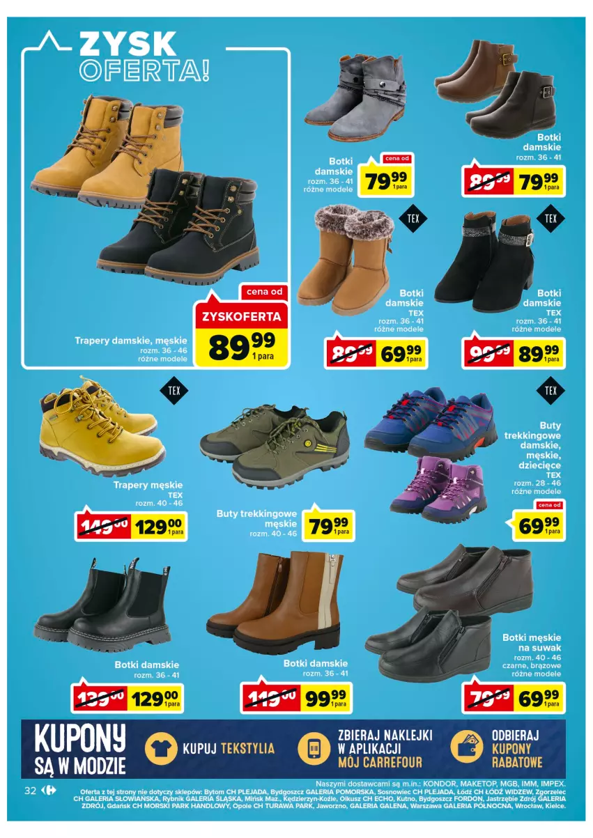 Gazetka promocyjna Carrefour - Gazetka Carrefour - ważna 25.10 do 05.11.2022 - strona 32 - produkty: Botki, Buty, Klej, Sos, Top