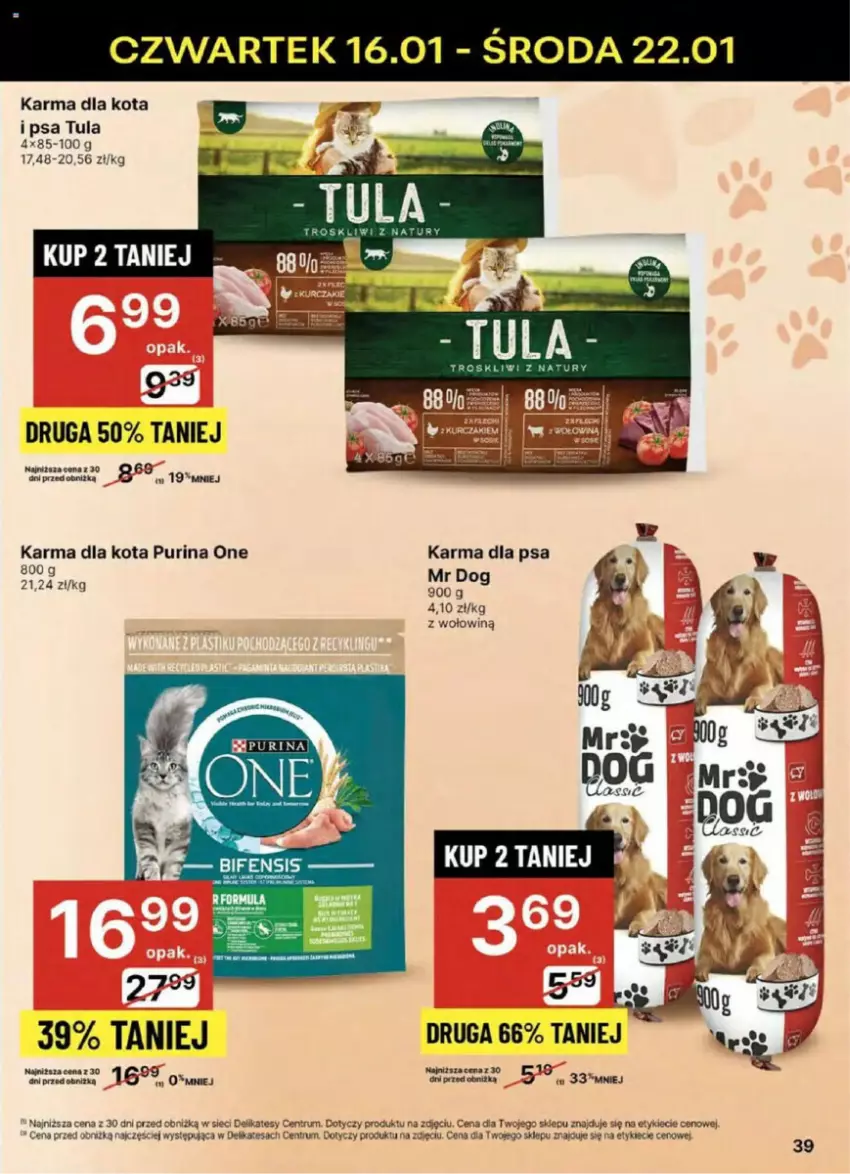 Gazetka promocyjna Delikatesy Centrum - ważna 16.01 do 21.01.2025 - strona 33 - produkty: Brit, Pur, Purina, Rum