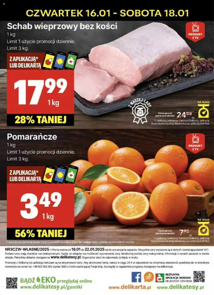 Gazetka promocyjna Delikatesy Centrum - ważna 16.01 do 21.01.2025 - strona 39 - produkty: Gra, LG, Mobil, Mola, Pomarańcze, Rum, Schab wieprzowy