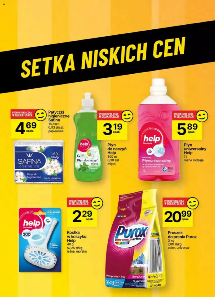 Gazetka promocyjna Delikatesy Centrum - ważna 16.01 do 21.01.2025 - strona 54 - produkty: Mięta, Proszek do prania, Pur