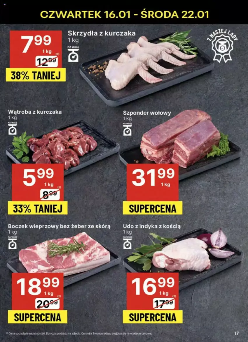 Gazetka promocyjna Delikatesy Centrum - ważna 16.01 do 21.01.2025 - strona 9 - produkty: Boczek, Boczek wieprzowy, Kurczak