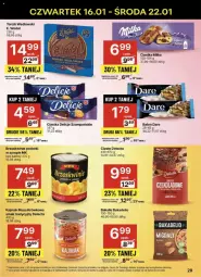 Gazetka promocyjna Delikatesy Centrum - Gazetka - ważna od 21.01 do 21.01.2025 - strona 22 - produkty: Ciastka, Rum, Masa krówkowa, Syrop, Brzoskwinie, Delicje, Baton, E. Wedel, Delecta, Milka
