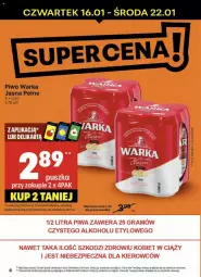 Gazetka promocyjna Delikatesy Centrum - Gazetka - ważna od 21.01 do 21.01.2025 - strona 56 - produkty: Piwo, Rum, Warka