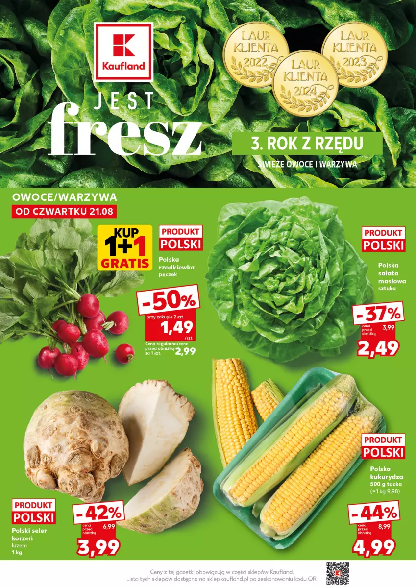 Gazetka promocyjna Kaufland - Mocny Start - ważna 25.08 do 27.08.2025 - strona 12 - produkty: Kukurydza, Owoce, Warzywa