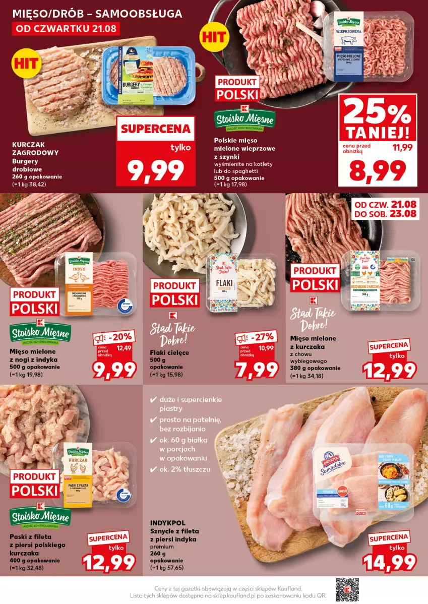 Gazetka promocyjna Kaufland - Mocny Start - ważna 25.08 do 27.08.2025 - strona 18 - produkty: Burger, Drób, Kotlet, Kurczak, Mięso, Mięso mielone, Wieprzowina