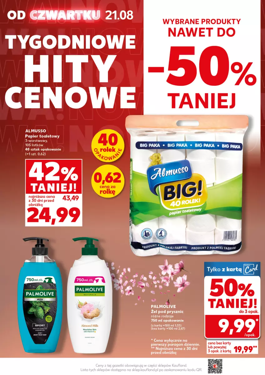 Gazetka promocyjna Kaufland - Mocny Start - ważna 25.08 do 27.08.2025 - strona 4 - produkty: Mus, Palmolive, Papier