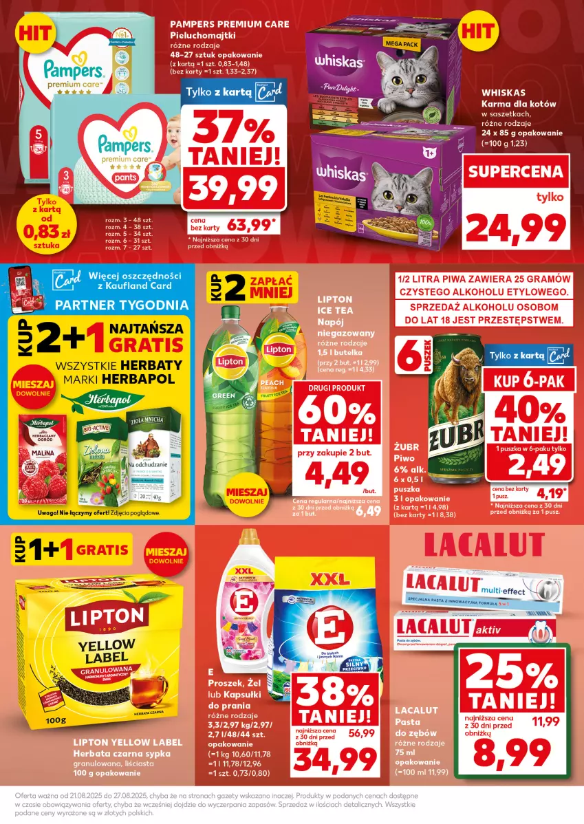 Gazetka promocyjna Kaufland - Mocny Start - ważna 25.08 do 27.08.2025 - strona 9 - produkty: Herbapol, Herbata, Herbata czarna, Ogród, Por, Whiskas