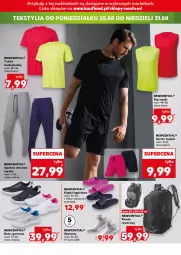 Gazetka promocyjna Kaufland - Mocny Start - Gazetka - ważna od 27.08 do 27.08.2025 - strona 28 - produkty: Klapki, Top, Por, Buty, Szorty, Karp, T-shirt, Plecak, Dres, Rower, Sport, Spodnie, Spodnie dresowe