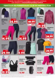 Gazetka promocyjna Kaufland - Mocny Start - Gazetka - ważna od 27.08 do 27.08.2025 - strona 29 - produkty: Top, Por, Gin, Telefon, Szorty, Biustonosz, Kurtka, Kosz, T-shirt, Koszulka, Dres, Kamizelka, Torba, Rower, Sport, Legginsy, Bluza, Bluza dresowa, Koszulka funkcyjna