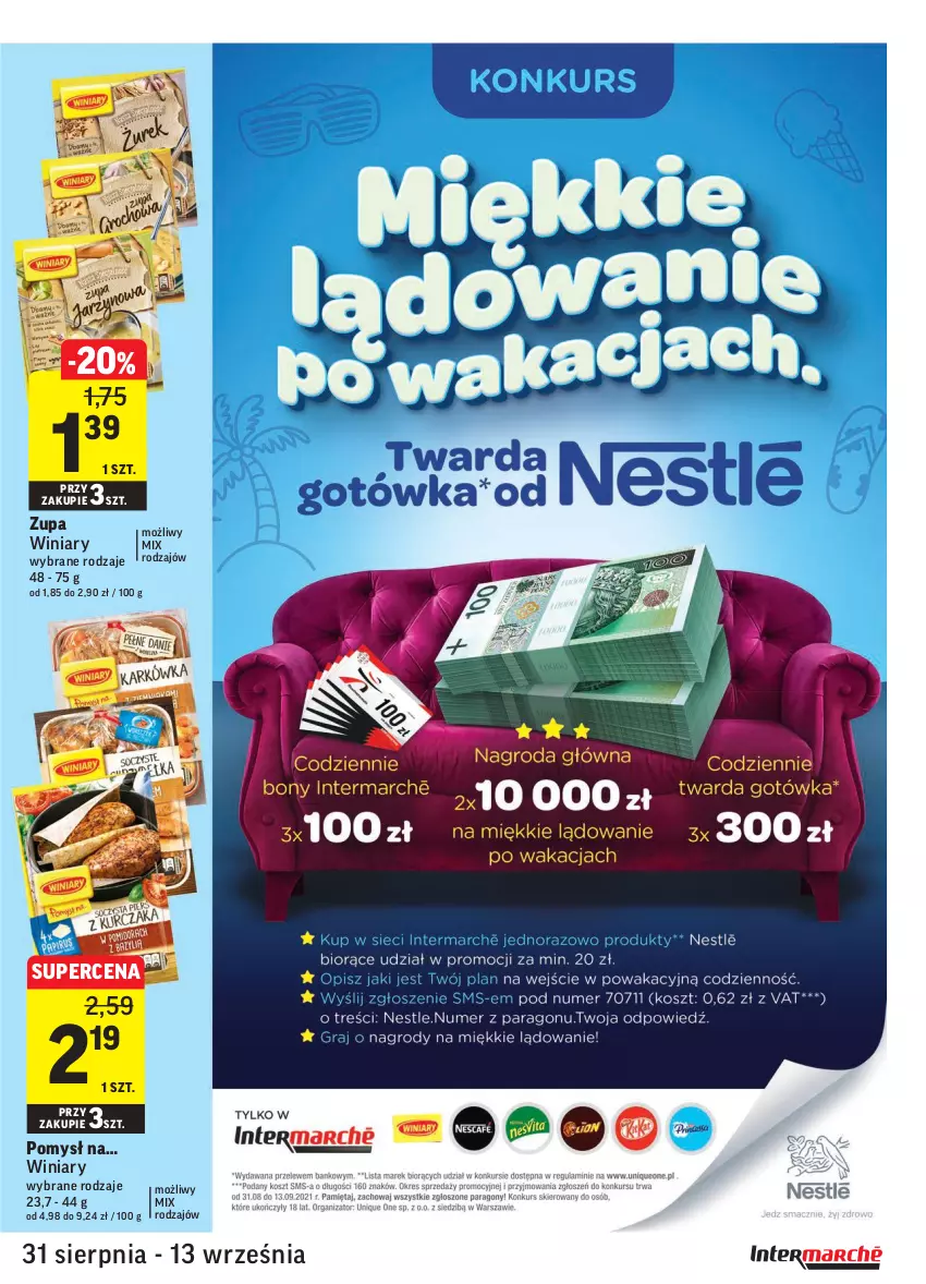 Gazetka promocyjna Intermarche - Gazetka promocyjna - ważna 31.08 do 06.09.2021 - strona 29 - produkty: Winiary, Zupa