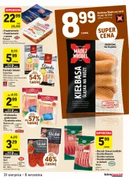 Gazetka promocyjna Intermarche - Gazetka promocyjna - Gazetka - ważna od 06.09 do 06.09.2021 - strona 17 - produkty: Kurczak, Sok, Ser, Salami, Sokołów, Bell, Pekpol, Parówki, Madej Wróbel, Szynka, Boczek, Frankfurterki