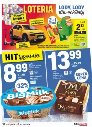 Gazetka promocyjna Intermarche - Gazetka promocyjna - Gazetka - ważna od 06.09 do 06.09.2021 - strona 19 - produkty: Gra, Kaktus, Big Milk, Lody