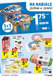 Gazetka promocyjna Intermarche - Gazetka promocyjna - Gazetka - ważna od 06.09 do 06.09.2021 - strona 23 - produkty: Ser, Danone, Zott, Jaja, Szal, Kotlin, Danio, Monte, Mleko