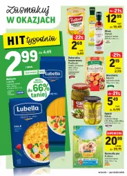 Gazetka promocyjna Intermarche - Gazetka promocyjna - Gazetka - ważna od 06.09 do 06.09.2021 - strona 30 - produkty: Lubella, Makaron, Ser, Bell, Kukurydza konserwowa, Friskies, Rolnik, Bruschette, Monini, Bella, Pudliszki, Kukurydza