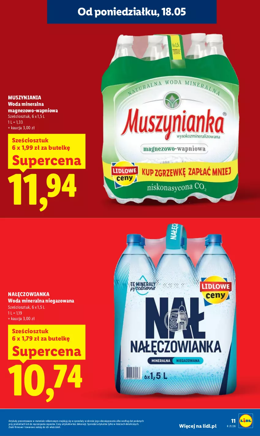 Gazetka promocyjna Lidl - Gazetka ważna od 18.05 do 20.05 - ważna 18.05 do 20.05.2026 - strona 11 - produkty: Magnez, Mus, Nałęczowianka, Woda, Woda mineralna