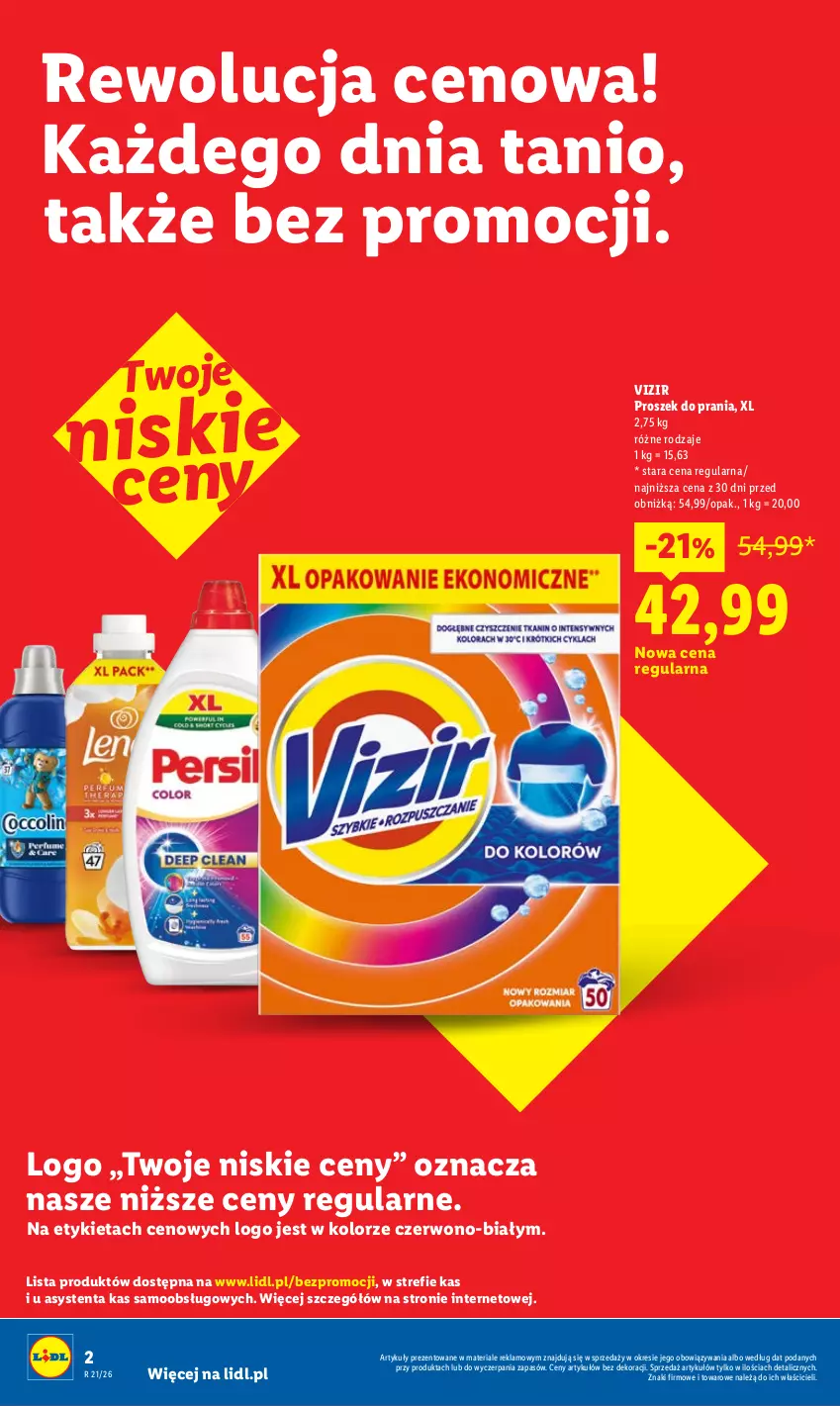 Gazetka promocyjna Lidl - Gazetka ważna od 18.05 do 20.05 - ważna 18.05 do 20.05.2026 - strona 2 - produkty: Proszek do prania, Vizir