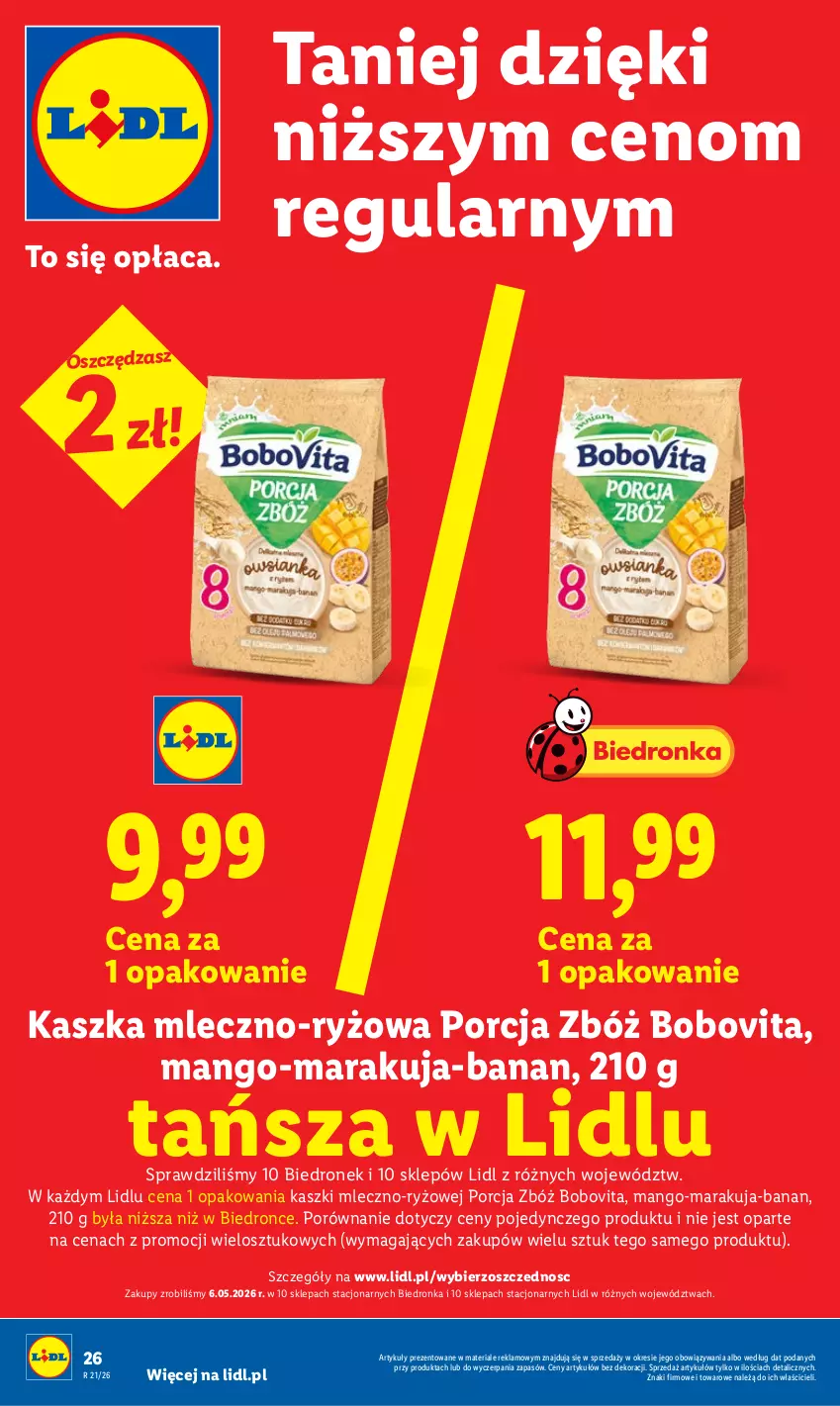 Gazetka promocyjna Lidl - Gazetka ważna od 18.05 do 20.05 - ważna 18.05 do 20.05.2026 - strona 26 - produkty: BoboVita, Mango, Por, Ryż