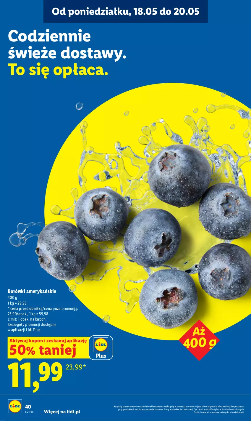 Gazetka promocyjna Lidl - Gazetka ważna od 18.05 do 20.05 - ważna 18.05 do 20.05.2026 - strona 40