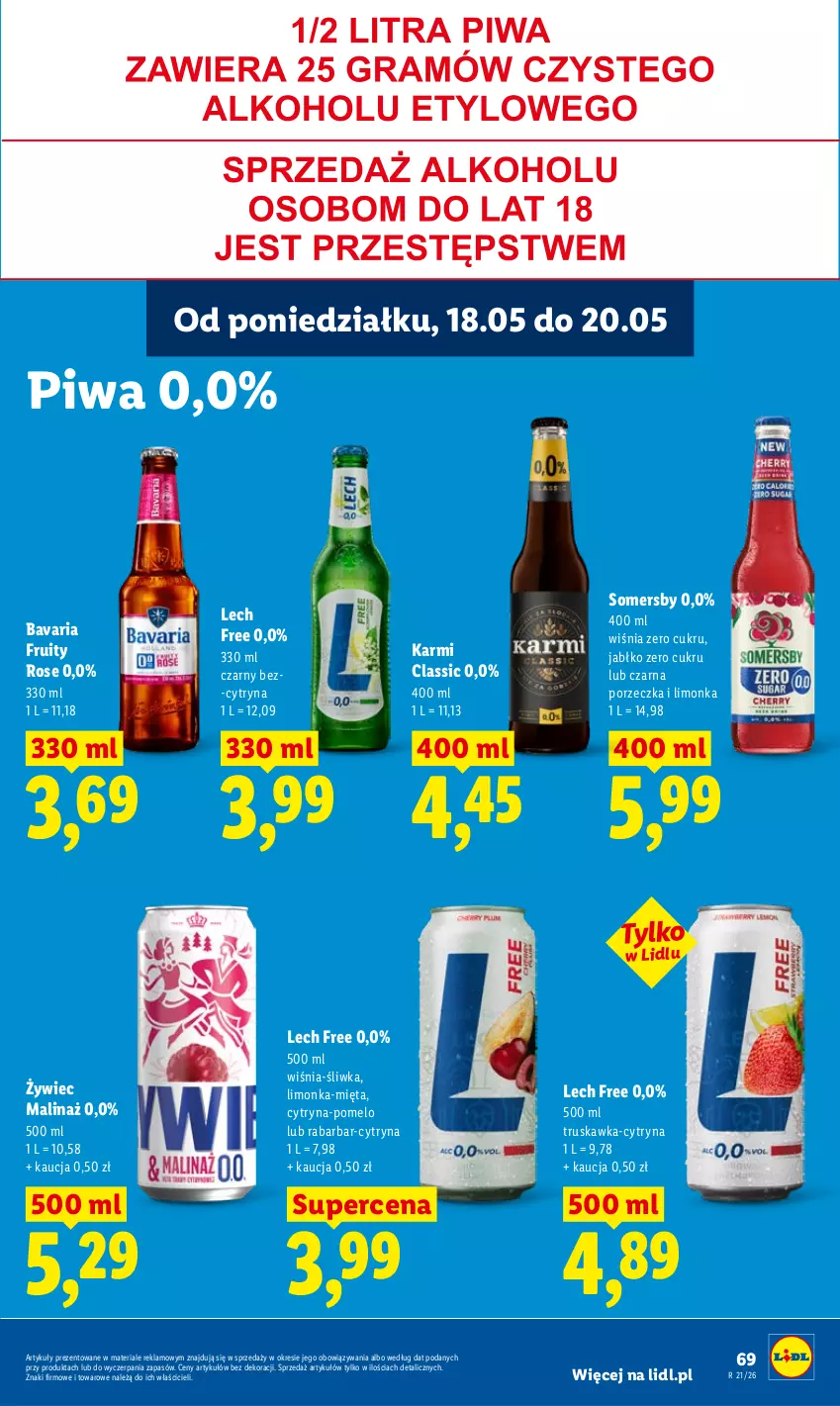 Gazetka promocyjna Lidl - Gazetka ważna od 18.05 do 20.05 - ważna 18.05 do 20.05.2026 - strona 71 - produkty: Karmi, Limonka, Mięta, Piwa, Pomelo, Por, Somersby
