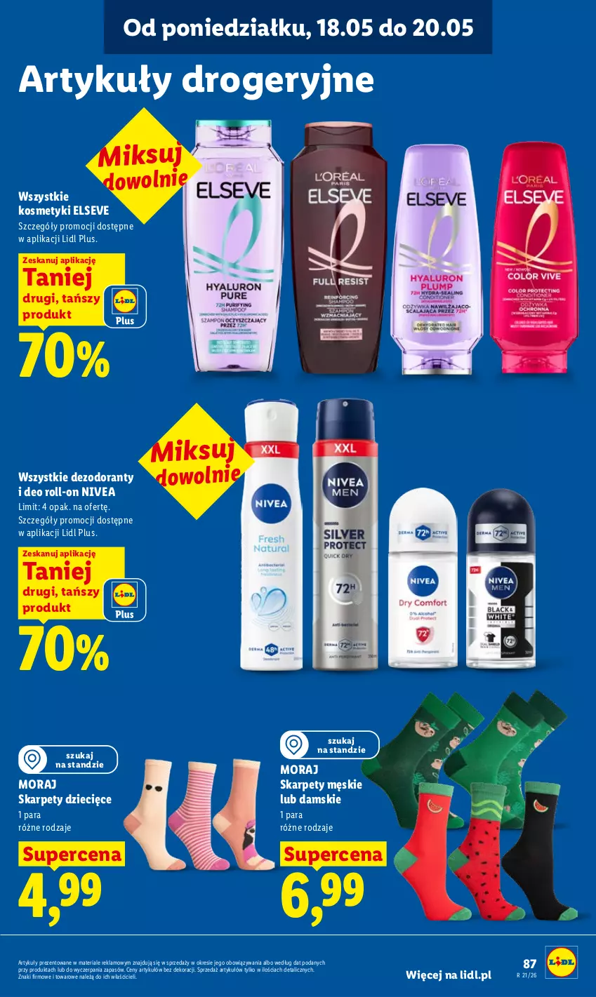 Gazetka promocyjna Lidl - Gazetka ważna od 18.05 do 20.05 - ważna 18.05 do 20.05.2026 - strona 91 - produkty: Dezodorant, Dzieci, Elseve, Karp, Nivea