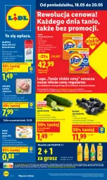 Gazetka promocyjna Lidl - Gazetka ważna od 18.05 do 20.05 - Gazetka - ważna od 20.05 do 20.05.2026 - strona 1 - produkty: Sok, Ogórek, Proszek do prania, Vizir, Pilos, Masło, Mleko