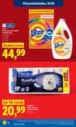 Gazetka promocyjna Lidl - Gazetka ważna od 18.05 do 20.05 - Gazetka - ważna od 20.05 do 20.05.2026 - strona 16 - produkty: Papier, Papier toaletowy, Vizir, Flora
