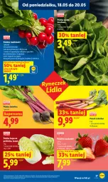 Gazetka promocyjna Lidl - Gazetka ważna od 18.05 do 20.05 - Gazetka - ważna od 20.05 do 20.05.2026 - strona 37 - produkty: Sałata masłowa, Truskawki, Sałat, Masło