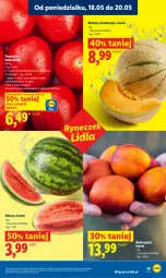 Gazetka promocyjna Lidl - Gazetka ważna od 18.05 do 20.05 - Gazetka - ważna od 20.05 do 20.05.2026 - strona 39 - produkty: Arbuz, Pomidory, Melon, Nektar