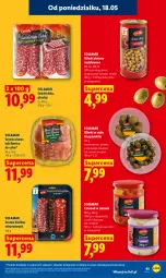 Gazetka promocyjna Lidl - Gazetka ważna od 18.05 do 20.05 - Gazetka - ważna od 20.05 do 20.05.2026 - strona 45 - produkty: Oliwki zielone, Ser, Oliwki, Czosnek, Szynka