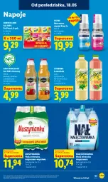 Gazetka promocyjna Lidl - Gazetka ważna od 18.05 do 20.05 - Gazetka - ważna od 20.05 do 20.05.2026 - strona 67 - produkty: Nałęczowianka, Sok, Mus, Lemoniada, Napoje, Leon, Muszynianka, Tymbark, Oshee, Woda mineralna, Arbuz, Woda, Mięta, Psi Patrol, Magnez, Hortex