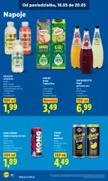 Gazetka promocyjna Lidl - Gazetka ważna od 18.05 do 20.05 - Gazetka - ważna od 20.05 do 20.05.2026 - strona 68 - produkty: Gra, Napój energetyczny, Lemoniada, Tropical, Kaktus, Granat, Ananas, Kiwi, Napoje, Pomelo, Napój gazowany, Limonka, Wino, Napój, Mięta, Grejpfrut, Hortex