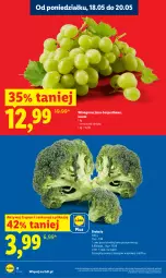 Gazetka promocyjna Lidl - Gazetka ważna od 18.05 do 20.05 - Gazetka - ważna od 20.05 do 20.05.2026 - strona 8 - produkty: Winogrona, Brokuły, Wino
