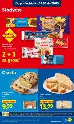 Gazetka promocyjna Lidl - Gazetka ważna od 18.05 do 20.05 - Gazetka - ważna od 20.05 do 20.05.2026 - strona 83 - produkty: Ciastka, Królewski, Jogurt, Wafle, Sękacz, Ciasto jogurtowe