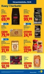 Gazetka promocyjna Lidl - Gazetka ważna od 18.05 do 20.05 - Gazetka - ważna od 20.05 do 20.05.2026 - strona 85 - produkty: Torebka, Nescafé, Kawa rozpuszczalna, Kawa ziarnista, Kawa mielona, Kawa, Lavazza, Herbapol
