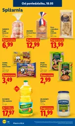 Gazetka promocyjna Lidl - Gazetka ważna od 18.05 do 20.05 - Gazetka - ważna od 20.05 do 20.05.2026 - strona 88 - produkty: Majonez, Kujawski, Kosz, Croissant, Przyprawy, Bajgle, Olej rzepakowy, Kamis, Olej, Hellmann’s
