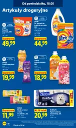Gazetka promocyjna Lidl - Gazetka ważna od 18.05 do 20.05 - Gazetka - ważna od 20.05 do 20.05.2026 - strona 94 - produkty: Pur, Papier, Worki na śmieci, Perełki zapachowe, Papier toaletowy, Vizir, Płyn do płukania, Worki na śmiec, Flora, Kapsułki do prania, Lenor