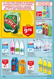 Gazetka promocyjna Auchan - Wiosenny ogród jest w cenie Hipermarkety - Gazetka - ważna od 04.05 do 04.05.2022 - strona 38 - produkty: Piwa, Piwo, Sok, Gra, Ice tea, Primavera, Mirinda, Perła, Pepsi, Piwo jasne, Napój gazowany, Prima, Mars, Tymbark, Woda, Napój