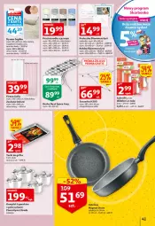 Gazetka promocyjna Auchan - Wiosenny ogród jest w cenie Hipermarkety - Gazetka - ważna od 04.05 do 04.05.2022 - strona 41 - produkty: Noż, Gra, Kołdra, Prześcieradło, Tera, Zasłona, Firana, Suszarka, Patelnia, Grill, Poduszka, Dywan