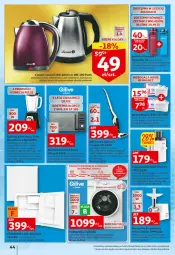 Gazetka promocyjna Auchan - Wiosenny ogród jest w cenie Hipermarkety - Gazetka - ważna od 04.05 do 04.05.2022 - strona 44 - produkty: Chłodziarka, Odkurzacz, Pralka, Sok, Por, Gra, Kołdra, Blender, Maszynka do mielenia, Czajnik, Termos, Clin, Kosz, Pojemnik, Aquaphor, Tera, Szynka, Tefal, Wełna, Kuchenka mikrofalowa, Maszynka, Zelmer, Waga, Grill, Magnez, Fa