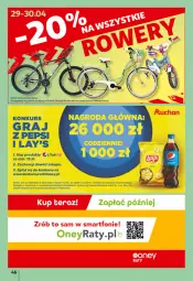 Gazetka promocyjna Auchan - Wiosenny ogród jest w cenie Hipermarkety - Gazetka - ważna od 04.05 do 04.05.2022 - strona 46 - produkty: Gra, Pepsi, Smartfon, Fa