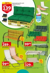 Gazetka promocyjna Auchan - Wiosenny ogród jest w cenie Hipermarkety - Gazetka - ważna od 04.05 do 04.05.2022 - strona 6 - produkty: Gra, Huśtawka, Krzesło, Siedzisko, Flora, Poduszka