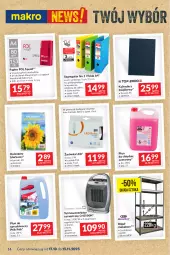 Gazetka promocyjna Makro - Najlepsze oferty - oferta z alkoholem - Gazetka - ważna od 13.11 do 13.11.2023 - strona 14 - produkty: Top, Sok, Papier, Termos, Biurko, Regał, Termowentylator, Płyn do spryskiwaczy, Regał metalowy, Płyn do chłodnic, Kalendarz