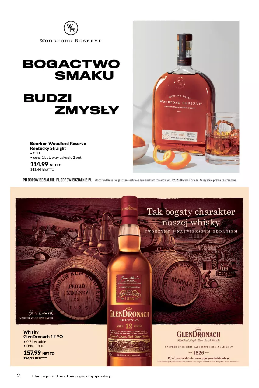 Gazetka promocyjna Makro - Katalog Whisky - ważna 15.09 do 30.09.2023 - strona 2 - produkty: Bourbon, Ser, Whisky